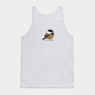 Black Capped Chickadee Bird 2 Tank Top